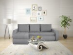Coltar extensibil reversibil Siena Grey 243x141x81 cm cu lada de depozitareSuprafata pentru dormit: 140 x 211 cm | Interval lungime: Peste 200 cm | Forma: Coltar | Tip: Extensibila | Material cadru: Lemn+MDF+PAL | Material tapiterie: Textil | Numar locuri: 3 | Garantie: 2 ani