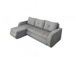 Coltar extensibil reversibil Siena Lux Grey 243x141x81 cm cu lada de depozitareInterval lungime: Peste 200 cm | Forma: Coltar | Tip: Extensibila | Material cadru: Lemn+MDF+PAL | Material tapiterie: Textil | Numar locuri: 3 | Garantie: 2 ani - imagine 4