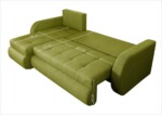 Coltar extensibil reversibil Siena Lux Lime 243x141x81 cm cu lada de depozitareInterval lungime: Peste 200 cm | Forma: Coltar | Tip: Extensibila | Material tapiterie: Textil | Numar locuri: 3 | Garantie: 2 ani - imagine 4