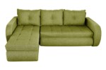 Coltar extensibil reversibil Siena Lux Lime 243x141x81 cm cu lada de depozitareInterval lungime: Peste 200 cm | Forma: Coltar | Tip: Extensibila | Material tapiterie: Textil | Numar locuri: 3 | Garantie: 2 ani - imagine 8