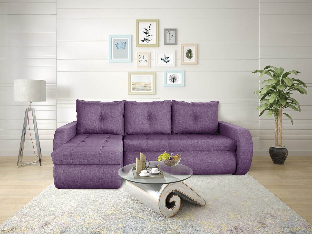 l-coltar-extensibil-genoa-lux-purple-243x141x81-cm-cu-lada-de-depozitare Coltar extensibil reversibil Siena Lux Purple 243x141x81 cm cu lada de depozitareInterval lungime: Peste 200 cm | Forma: Coltar | Tip: Extensibila | Material tapiterie: Textil | Numar locuri: 3 | Garantie: 2 ani - imagine 1