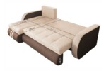 Coltar extensibil reversibil Siena Duo Maro/Bej 243x141x81 cm cu lada de depozitareInterval lungime: Peste 200 cm | Forma: Coltar | Tip: Extensibila | Material tapiterie: Textil | Numar locuri: 3 | Garantie: 2 ani - imagine 3
