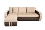 Coltar extensibil reversibil Siena Duo Maro/Bej 243x141x81 cm cu lada de depozitareInterval lungime: Peste 200 cm | Forma: Coltar | Tip: Extensibila | Material tapiterie: Textil | Numar locuri: 3 | Garantie: 2 ani - imagine 4