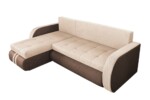 Coltar extensibil reversibil Siena Duo Maro/Bej 243x141x81 cm cu lada de depozitareInterval lungime: Peste 200 cm | Forma: Coltar | Tip: Extensibila | Material tapiterie: Textil | Numar locuri: 3 | Garantie: 2 ani - imagine 8