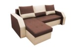 Coltar extensibil Madrid, 226x145x79 cm, 2 lazi depozitare, Reversibil, Maro/BejGarantie: 2 ani | Interval lungime: Peste 200 cm | Tip: Extensibila | Material cadru: Lemn + Pal + MDF | Forma: Coltar | Material tapiterie: Textil; Piele ecologica | Numar locuri: 3 - imagine 11