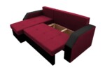 Coltar extensibil Madrid, 226x145x79 cm, 2 lazi depozitare, Reversibil, Rosu/NegruGarantie: 2 ani | Interval lungime: Peste 200 cm | Tip: Extensibila | Material cadru: Lemn + Pal + MDF | Forma: Coltar | Material tapiterie: Textil; Piele ecologica | Numar locuri: 3 - imagine 6