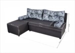 Coltar extensibil reversibil Modena Grey Flower 206 x 145 x 80 cm cu lada de depozitareSuprafata pentru dormit: 140 x 206 cm | Interval lungime: Peste 200 cm | Forma: Coltar | Tip: Extensibila | Material cadru: Lemn, MDF, PAL | Material tapiterie: Textil | Numar locuri: 3 | Garantie: 2 ani - imagine 2