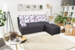 Coltar extensibil reversibil Modena Grey Magnolia 206 x 145 x 80 cm cu lada de depozitareSuprafata pentru dormit: 140 x 206 cm | Interval lungime: Peste 200 cm | Forma: Coltar | Tip: Extensibila | Material cadru: Lemn, MDF, PAL | Material tapiterie: Textil | Numar locuri: 3 | Garantie: 2 ani