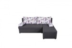 Coltar extensibil reversibil Modena Grey Magnolia 206 x 145 x 80 cm cu lada de depozitareSuprafata pentru dormit: 140 x 206 cm | Interval lungime: Peste 200 cm | Forma: Coltar | Tip: Extensibila | Material cadru: Lemn, MDF, PAL | Material tapiterie: Textil | Numar locuri: 3 | Garantie: 2 ani - imagine 6
