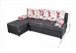 Coltar extensibil reversibil Modena Grey Roses Flower 206x145x80 cm cu lada de depozitareSuprafata pentru dormit: 140 x 206 cm | Interval lungime: Peste 200 cm | Forma: Coltar | Tip: Extensibila | Material cadru: Lemn, MDF, PAL | Material tapiterie: Textil | Numar locuri: 3 | Garantie: 2 ani - imagine 2