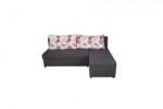 Coltar extensibil reversibil Modena Grey Roses Flower 206x145x80 cm cu lada de depozitareSuprafata pentru dormit: 140 x 206 cm | Interval lungime: Peste 200 cm | Forma: Coltar | Tip: Extensibila | Material cadru: Lemn, MDF, PAL | Material tapiterie: Textil | Numar locuri: 3 | Garantie: 2 ani - imagine 7