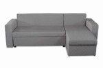Coltar extensibil reversibil Napoli Gri, cu lada de depozitare, 247x148x78 cmTip: Extensibila | Interval lungime: Peste 200 cm | Forma: Coltar | Material tapiterie: Textil | Numar locuri: 3 - imagine 5