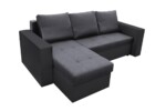 Coltar extensibil Toledo, 226x145x79 cm, 2 lazi depozitare, Reversibil, Gri inchis/AntracitInterval lungime: Peste 200 cm | Forma: Coltar | Tip: Extensibila | Material tapiterie: Textil; Piele ecologica | Numar locuri: 3 | Garantie: 2 ani - imagine 8