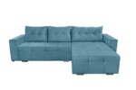 Coltar extensibil Venice, 287x169x96 cm, cu lada de depozitare, AlbastruTip: Extensibila | Interval lungime: Peste 200 cm | Forma: Coltar | Material tapiterie: Textil | Numar locuri: 3 | Garantie: 2 ani - imagine 4