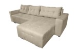 Coltar extensibil Venice, 287x169x96 cm, cu lada de depozitare, BejTip: Extensibila | Interval lungime: Peste 200 cm | Forma: Coltar | Material tapiterie: Textil | Numar locuri: 3 | Garantie: 2 ani - imagine 9