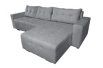 Coltar extensibil Venice, 287x169x96 cm, cu lada de depozitare, GriTip: Extensibila | Interval lungime: Peste 200 cm | Forma: Coltar | Material tapiterie: Textil | Numar locuri: 3 | Garantie: 2 ani - imagine 4