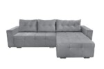 Coltar extensibil Venice, 287x169x96 cm, cu lada de depozitare, GriTip: Extensibila | Interval lungime: Peste 200 cm | Forma: Coltar | Material tapiterie: Textil | Numar locuri: 3 | Garantie: 2 ani - imagine 5