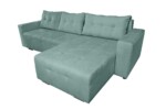 Coltar extensibil Venice, 287x169x96 cm, cu lada de depozitare, MintTip: Extensibila | Interval lungime: Peste 200 cm | Forma: Coltar | Material tapiterie: Textil | Numar locuri: 3 | Garantie: 2 ani - imagine 5