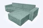 Coltar extensibil Venice, 287x169x96 cm, cu lada de depozitare, MintTip: Extensibila | Interval lungime: Peste 200 cm | Forma: Coltar | Material tapiterie: Textil | Numar locuri: 3 | Garantie: 2 ani - imagine 6