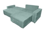 Coltar extensibil Venice, 287x169x96 cm, cu lada de depozitare, MintTip: Extensibila | Interval lungime: Peste 200 cm | Forma: Coltar | Material tapiterie: Textil | Numar locuri: 3 | Garantie: 2 ani - imagine 7