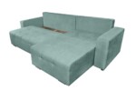 Coltar extensibil Venice, 287x169x96 cm, cu lada de depozitare, MintTip: Extensibila | Interval lungime: Peste 200 cm | Forma: Coltar | Material tapiterie: Textil | Numar locuri: 3 | Garantie: 2 ani - imagine 8