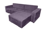 Coltar extensibil Venice, 287x169x96 cm, cu lada de depozitare, MovTip: Extensibila | Interval lungime: Peste 200 cm | Forma: Coltar | Material tapiterie: Textil | Numar locuri: 3 | Garantie: 2 ani - imagine 6