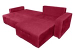 Coltar extensibil Venice, 287x169x96 cm, cu lada de depozitare, RosuTip: Extensibila | Interval lungime: Peste 200 cm | Forma: Coltar | Material tapiterie: Textil | Numar locuri: 3 | Garantie: 2 ani - imagine 5