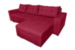 Coltar extensibil Venice, 287x169x96 cm, cu lada de depozitare, RosuTip: Extensibila | Interval lungime: Peste 200 cm | Forma: Coltar | Material tapiterie: Textil | Numar locuri: 3 | Garantie: 2 ani - imagine 7