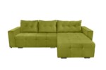 Coltar extensibil Venice, 287x169x96 cm, cu lada de depozitare, VerdeTip: Extensibila | Interval lungime: Peste 200 cm | Forma: Coltar | Material tapiterie: Textil | Numar locuri: 3 | Garantie: 2 ani - imagine 4