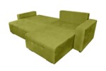Coltar extensibil Venice, 287x169x96 cm, cu lada de depozitare, VerdeTip: Extensibila | Interval lungime: Peste 200 cm | Forma: Coltar | Material tapiterie: Textil | Numar locuri: 3 | Garantie: 2 ani - imagine 8