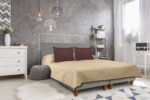 Cuvertura Double Face Alcam, 210 x 220 cm 100% microfibra, ciocolata/cremTip produs: Cuvertura | Densitate: 100 g/m² - imagine 2
