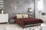 Cuvertura Double Face Alcam, 210 x 220 cm 100% microfibra, ciocolata/cremTip produs: Cuvertura | Densitate: 100 g/m²