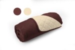 Cuvertura Double Face Alcam, 210 x 220 cm 100% microfibra, ciocolata/cremTip produs: Cuvertura | Densitate: 100 g/m² - imagine 5