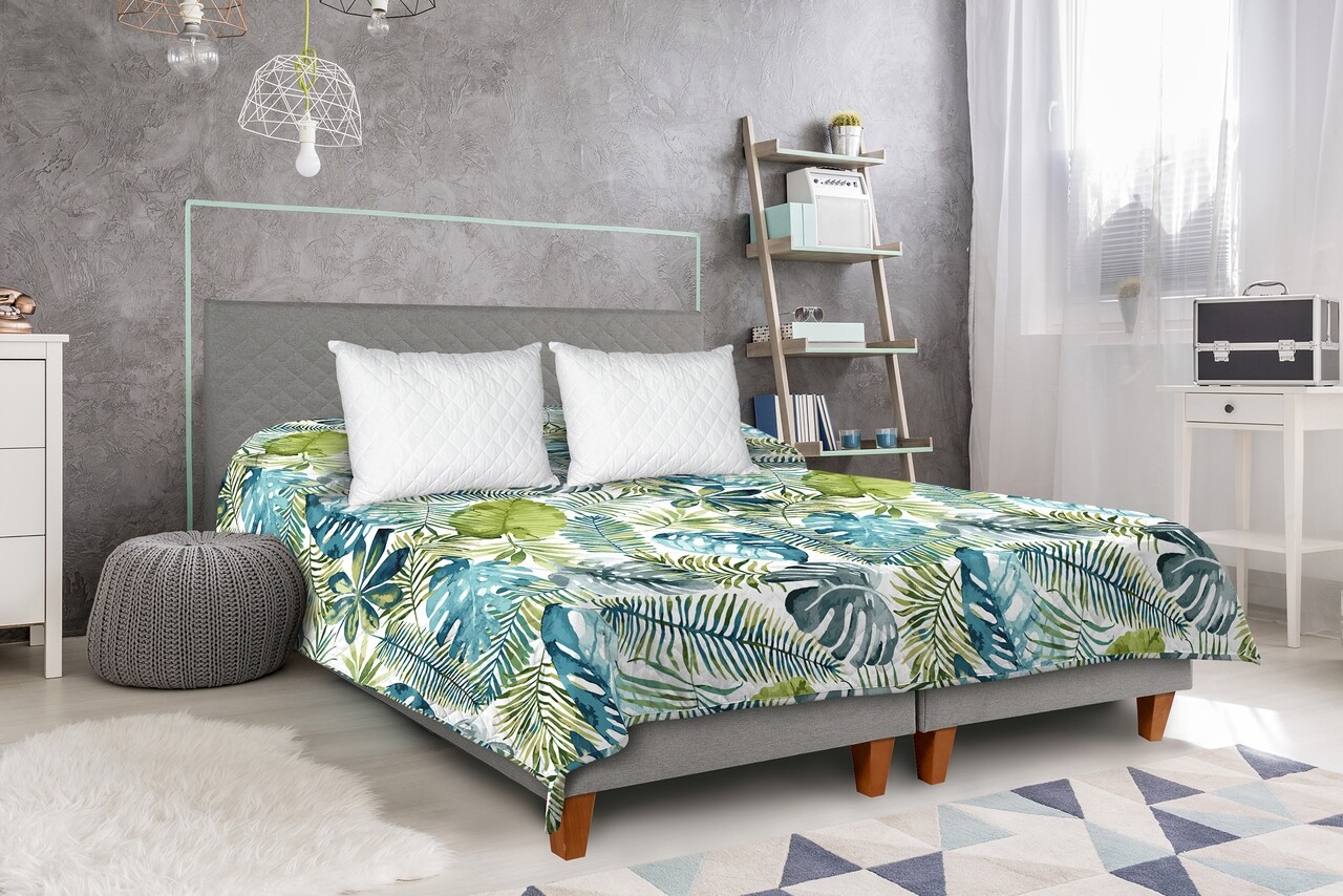 l-cuvertura-matlasata-2-fete-alcam-210x220-cm-jungle Cuvertura matlasata 2 fete Alcam, 210x220 cm, JungleTip: Cuvertura - imagine 1