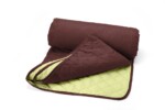 Cuvertura matlasata cu 2 fete Alcam, 210x220 cm, ChocoLimeTip produs: Cuvertura | Densitate: 100 g/m² - imagine 2