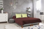 Cuvertura matlasata cu 2 fete Alcam, 210x220 cm, ChocoLimeTip produs: Cuvertura | Densitate: 100 g/m²