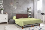 Cuvertura matlasata cu 2 fete Alcam, 210x220 cm, ChocoLimeTip produs: Cuvertura | Densitate: 100 g/m² - imagine 3