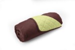 Cuvertura matlasata cu 2 fete Alcam, 210x220 cm, ChocoLimeTip produs: Cuvertura | Densitate: 100 g/m² - imagine 4