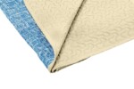 Cuvertura matlasata cu 2 fete Alcam, microfibra, 210x220 cm, Blue Jeans - imagine 3