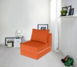 Fotoliu extensibil Urban Living, 70x80x70 cm, OrangeGarantie: 2 ani | Compozitie umplutura: Spuma poliuretanica | Tip: Extensibila | Forma: Standard | Numar locuri: 1