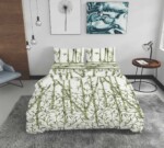 Lenjerie de pat dubla King Size, Bamboo, TC200, 4 piese, 200x220 cm, bumbac satinat, multicolorTip produs: Set | Numar bucati/set: 4 piese | Pentru: 2 persoane - imagine 4
