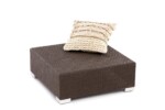 Perna decorativa Sand Bedora, 45x45 cm, cusatura manuala, bumbac si alte fibreStil: Etnic | Imprimeu: Cu aplicatii decorative | Forma: Patrat | Tip produs: Perna decorativa - imagine 2