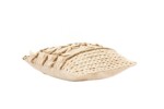 Perna decorativa Sand Bedora, 45x45 cm, cusatura manuala, bumbac si alte fibreStil: Etnic | Imprimeu: Cu aplicatii decorative | Forma: Patrat | Tip produs: Perna decorativa - imagine 4