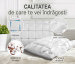 Perna Feeling Fagure 100 50x70 - Puf de gasca 100%Compozitie umplutura: Puf si pana de gasca | Nivel fermitate: Medie | Proprietati: Lavabila | Garantie: 2 ani - imagine 3