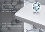 Perna Green Future Memory Argentum Therapy Free Air 40x60 cmTip: Memory | Compozitie umplutura: Memory Latex | Proprietati: Argentum Therapy | Nivel fermitate: Medie - imagine 5