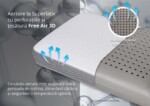 Perna Green Future Memory Argentum Therapy Free Air 40x60 cmTip: Memory | Compozitie umplutura: Memory Latex | Proprietati: Argentum Therapy | Nivel fermitate: Medie - imagine 6