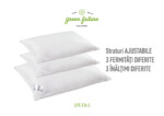 Perna Life 3 in 1, umplutura Nanofibra si fulgi Memory, 50x70 cmCompozitie umplutura: Nanofibra | Nivel fermitate: Moale;Medie;Tare | Proprietati: Configurabila | Garantie: 2 ani - imagine 3