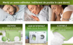 Perna Nature 60x60 Verde - BambusCompozitie umplutura: Fibre siliconice, fibre bambus | Nivel fermitate: Medie | Garantie: 1 an - imagine 7
