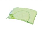Perna Nature Kids, 100% bambus, 35x50, VerdeCompozitie umplutura: Fibra bambus | Nivel fermitate: Moale | Proprietati: Lavabila | Garantie: 2 ani