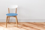 Perna scaun, Alcam, BlueBlack Ø36 cmStil: Clasic | Imprimeu: Uni | Forma: Rotund | Tip produs: Perna scaun - imagine 4